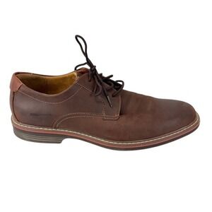 Florsheim Norwalk‎ Oxford Mens Size 12M Brown Leather Shoes Lace Up